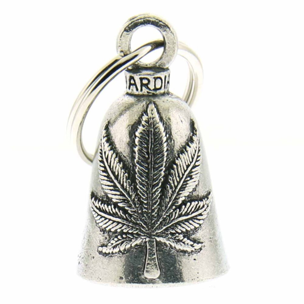 NWT Hot Leathers Pot Leaf Guardian Bell Good Luck Charm